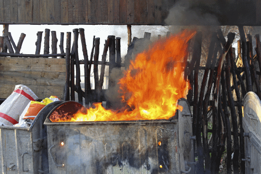dumpster fire