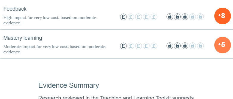 education findings